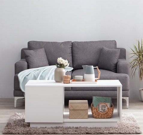 Heim Studio Moku Coffee Table Putih