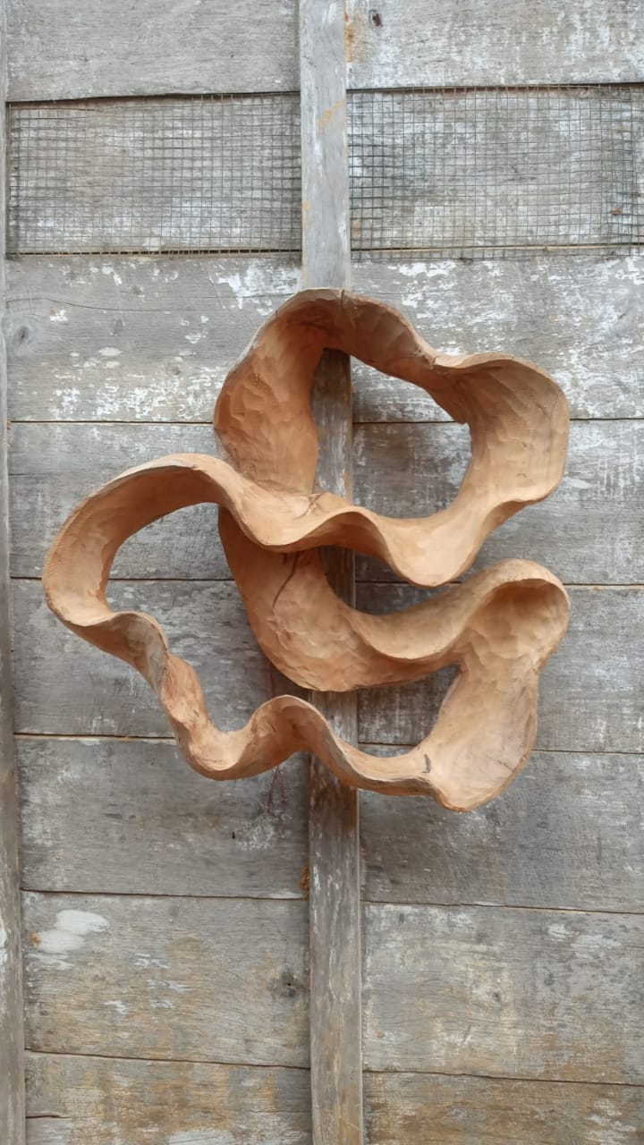 Patung Kayu Hiasan Dinding